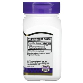 Viên uống 21st Century DHEA 25 mg 90 viên nang 3 Thành phần vi chất của 21st Century DHEA 25 mg 90 Capsules 740985211779