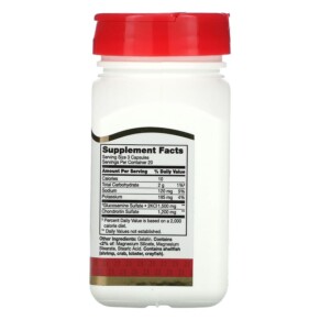 Viên uống Glucosamine Chondroitin Double Strength 500 mg 400 mg 60 viên dễ nuốt 21st Century 3 Thành phần vi chất của 21st Century Glucosamine / Chondroitin Double Strength 500 mg / 400 mg 60 Easy to Swallow Capsules 740985223017