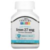 Thực phẩm bổ sung 21st Century High-Potency Iron 27 mg 110 Easy to Swallow Tablets 740985226902