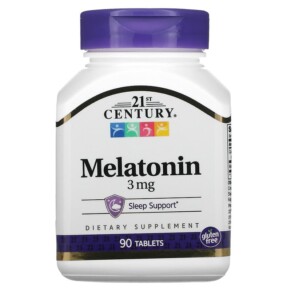 Thực phẩm bổ sung 21st Century Melatonin 3 mg 90 Tablets 740985212400