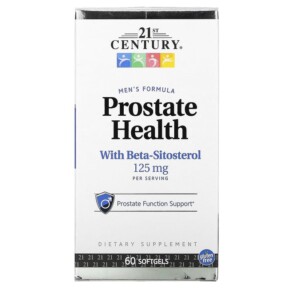 Thực phẩm bổ sung 21st Century Prostate Health with Beta-Sitosterol 125 mg 60 Softgels 740985280119