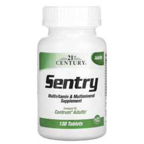 Thực phẩm bổ sung 21st Century Sentry Adults Multivitamin & Multimineral Supplement 130 Tablets 740985223802
