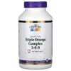 Thực phẩm bổ sung 21st Century Triple Omega Complex 3-6-9 180 Enteric Coated Softgels 740985228753
