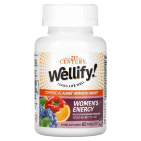 Thực phẩm bổ sung 21st Century Wellify! Women's Energy Multivitamin Multimineral 65 Tablets 740985224434