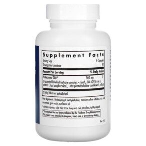 Thành phần vi chất của Allergy Research Group DIM Enhanced Delivery System 120 Vegetarian Capsules 713947741409