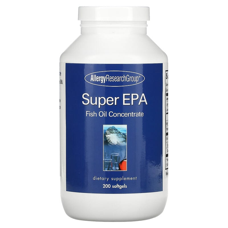 Dầu Cá Super EPA Concentrate 200 viên nén của Allergy Research Group 10 allergy research group super epa fish oil concentrate 200 softgels 80224 713947738706