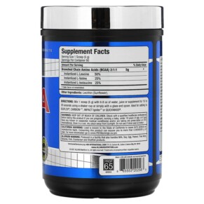 Thành phần vi chất của ALLMAX BCAA Instantized 2:1:1 Powder Unflavored 14.11 oz (400 g) 665553202563