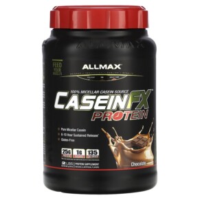 Thực phẩm bổ sung ALLMAX CaseinFX 100% Casein Micellar Protein Chocolate 2 lbs (907 g) 665553202150