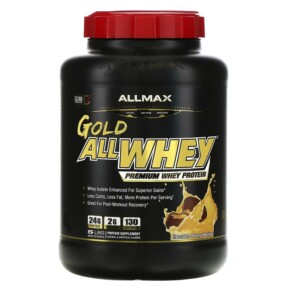 Thực phẩm bổ sung ALLMAX Gold AllWhey 100% Premium Whey Protein Chocolate Peanut Butter 5 lbs. (2.27 kg) 665553223773
