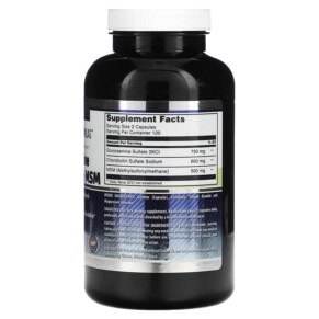 Thành phần vi chất của Amazing Nutrition Glucosamine Chondroitin & MSM 240 Capsules 810180023788