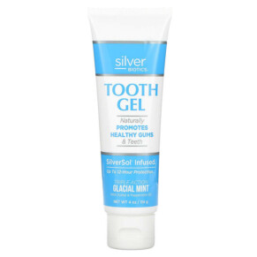 Thực phẩm bổ sung American Biotech Labs Silver Biotics Tooth Gel Glacial Mint 4 oz (114 g) 831060002440