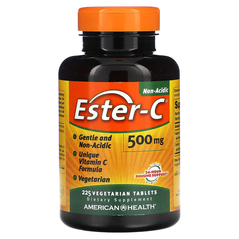 Viên uống American Health Ester-C 500 mg 225 viên thực vật 10 american health ester c 500 mg 225 vegetarian tablets 11370 076630169912