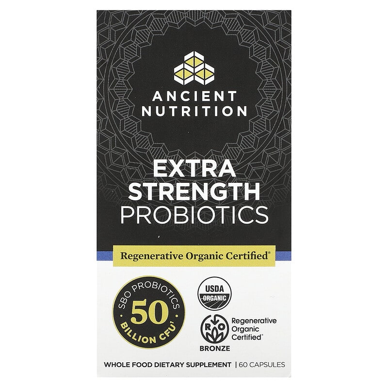 Probiotics Cường Độ Cao Ancient Nutrition 25 tỷ CFU 60 viên 10 ancient nutrition extra strength probiotics 25 billion cfu 60 capsules 133535 816421020691