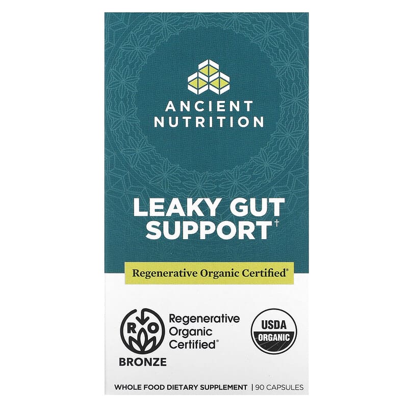 Hỗ Trợ Khỏe Đường Ruột Cổ Xưa Ancient Nutrition 90 viên 10 ancient nutrition leaky gut support 90 capsules 133058 816421020745