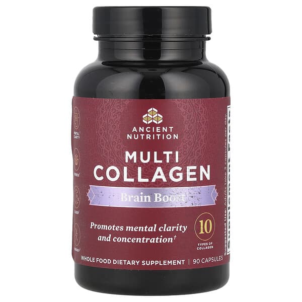 Ancient Nutrition Multi Collagen Brain Boost 90 viên 10 ancient nutrition multi collagen brain boost 90 capsules 124434 816401026187
