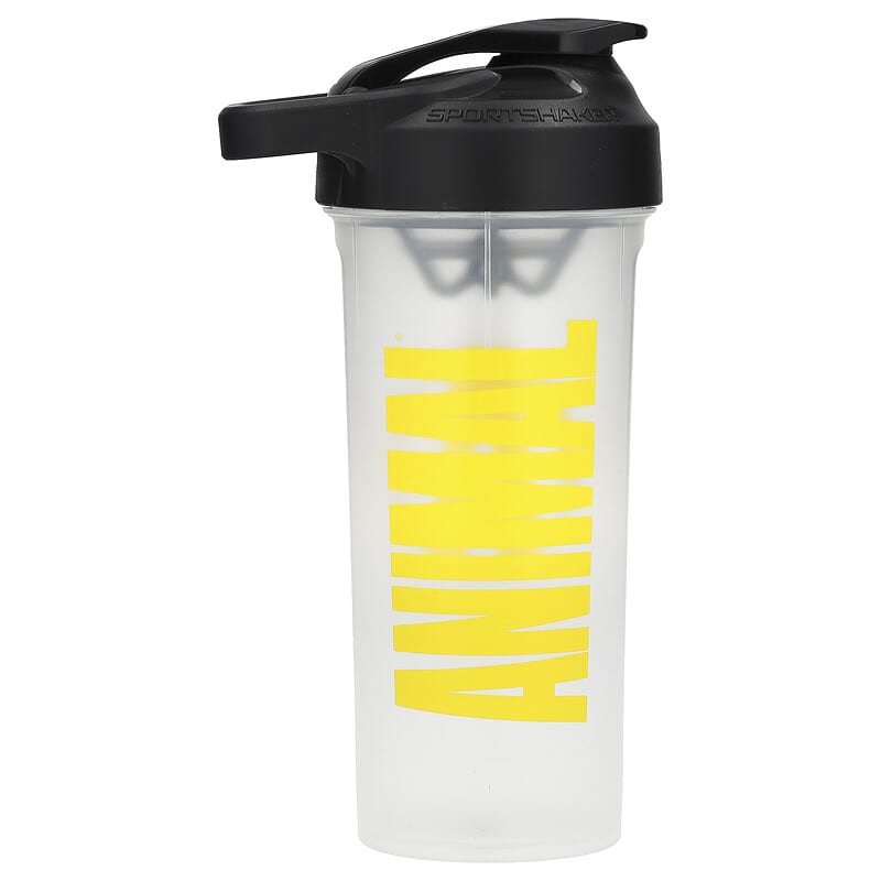 Animal, Shaker Bottle with Clear Whey Isolate Sample Packs, 4 Piece Set 039442005274