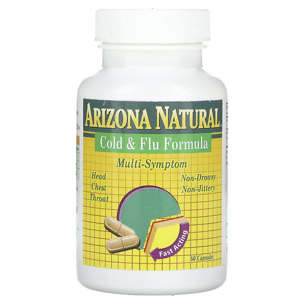 Arizona Natural Cold & Flu Formula 60 viên 646802036054
