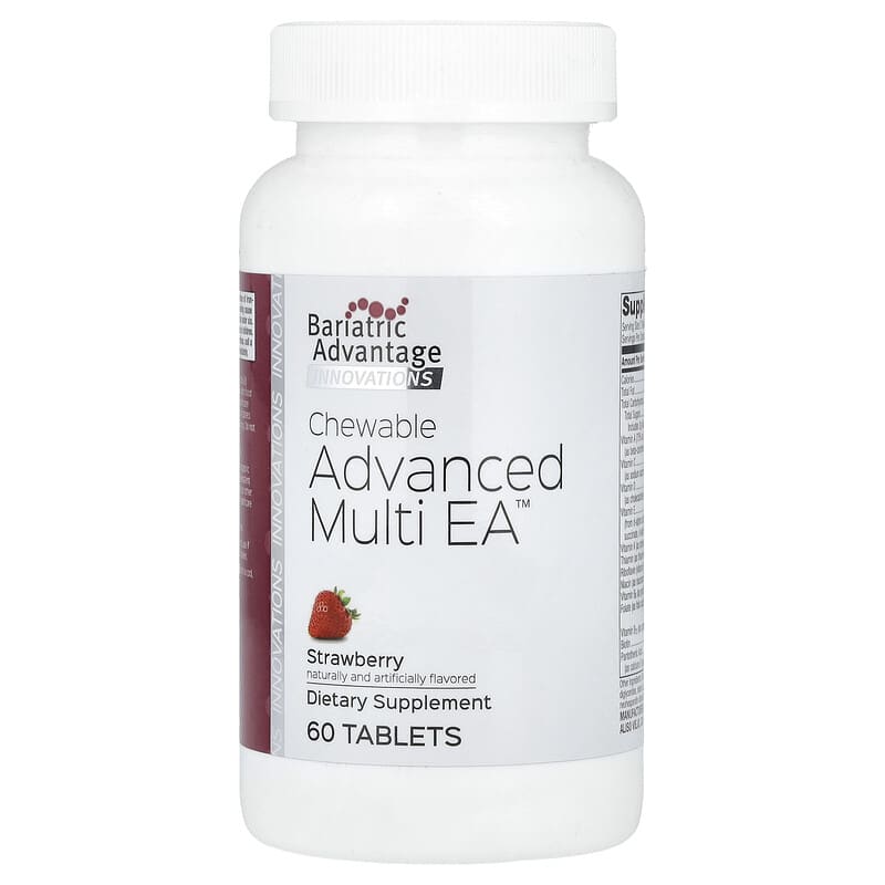 Bariatric Advantage, Chewable Advanced Multi EA, Strawberry, 60 viên 755571953230