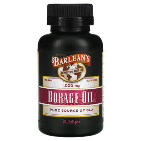 Thực phẩm bổ sung Barlean's Borage Oil Supplement 60 Softgels 705875100045
