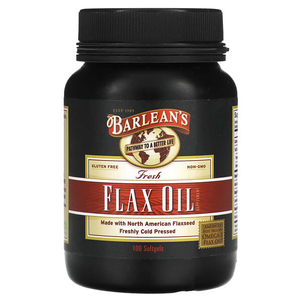 Barlean's Fresh Flax Oil 100 viên 10 barlean s fresh flax oil 100 softgels 122249 705875100014