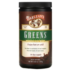 Thực phẩm bổ sung Barlean's Greens Chocolate Silk 9.52 oz (270 g) 705875300094