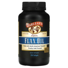 Thực phẩm bổ sung Barlean's Lignan Flax Oil 250 Softgels 705875100083