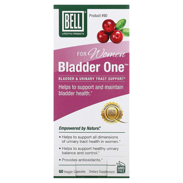 Bell Lifestyle For Women Bladder One 60 viên 10 bell lifestyle for women bladder one 60 veggie capsules 129608 771733110884