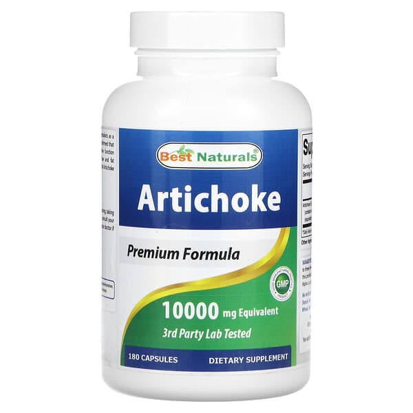 Best Naturals Artichoke 10.000 mg 180 viên 500 mg/viên 817716014531