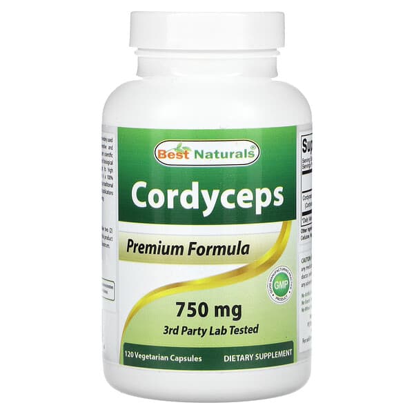 Best Naturals Cordyceps 750 mg 120 viên chay 817716014524