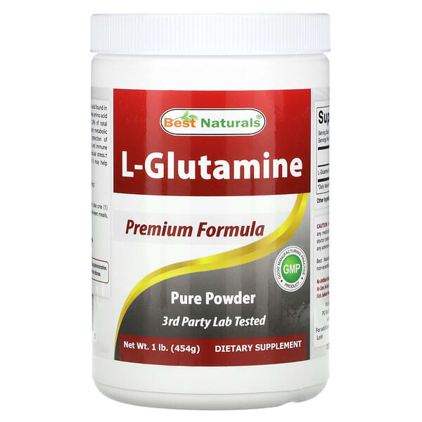 Best Naturals L-Glutamine 1 lb 454 g 817716014555