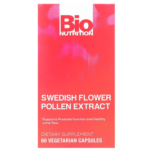 Bio Nutrition Swedish Flower Pollen Extract 60 viên chay 10 bio nutrition swedish flower pollen extract 60 vegetarian capsules 126082 854936003563