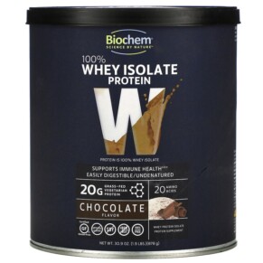 Thực phẩm bổ sung Biochem 100% Whey Isolate Protein Chocolate 1.9 lbs (878 g) 015794020028