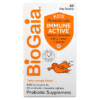 Thực phẩm bổ sung BioGaia Kids Immune Active with L. Reuteri + Vitamin D Orange 60 Probiotic Chewable Tablets 602359460407