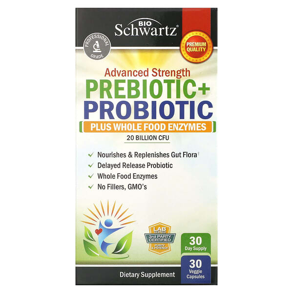 BioSchwartz Advanced Strength Prebiotic+Probiotic 20 tỷ CFU 30 viên 850004119716