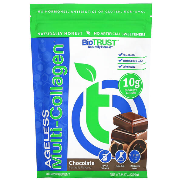 BioTRUST Ageless Multi-Collagen Chocolate 9,17 oz 260 g 096802961151