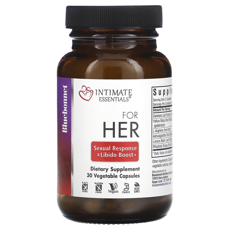 Bluebonnet Nutrition, Sản phẩm thiết yếu cho phụ nữ, 30 viên chay 10 bluebonnet nutrition intimate essentials for her 30 vegetable capsules 132465 743715040045