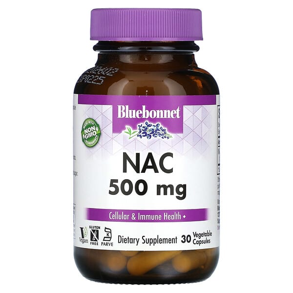 Bluebonnet Nutrition NAC 500 mg 30 viên chay 743715000629