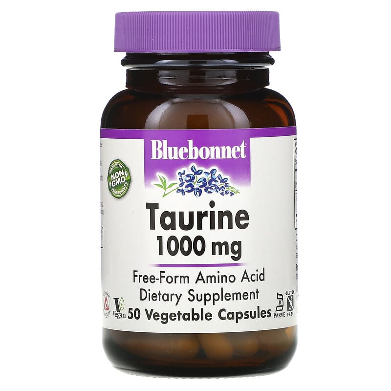 Viên uống Taurine 1000 mg 50 viên thực vật Bluebonnet Nutrition 10 bluebonnet nutrition taurine 1 000 mg 50 vegetable capsules 14185 743715000872