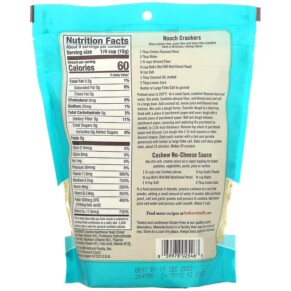 Nấm men dinh dưỡng dạng vảy lớn không chứa gluten Bob's Red Mill 5 oz (142 g) 3 Thành phần vi chất của Bob's Red Mill Large Flake Nutritional Yeast Gluten Free 5 oz (142 g) 039978025463