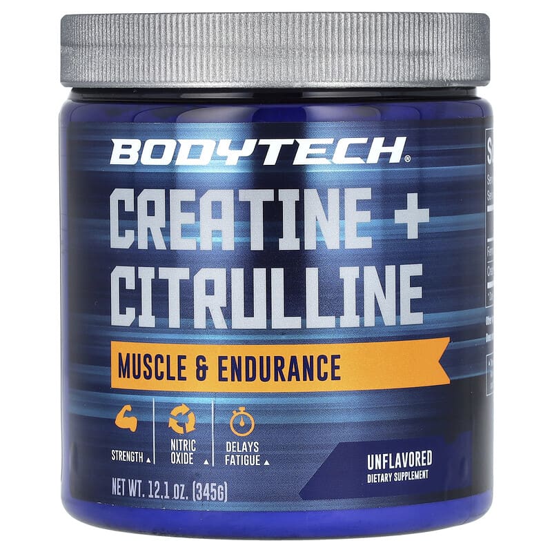 Creatine và Citrulline BodyTech không hương liệu 345g 10 bodytech creatine citrulline unflavored 12 1 oz 345 g 139905 766536041558