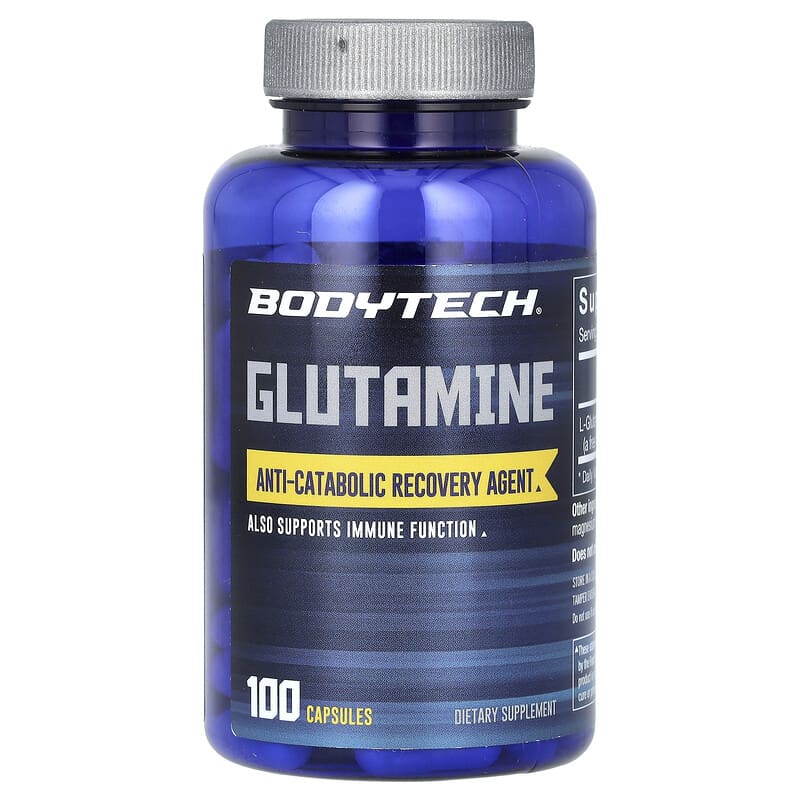 Viên uống Glutamine BodyTech 100 viên 10 bodytech glutamine 100 capsules 139888 766536020867