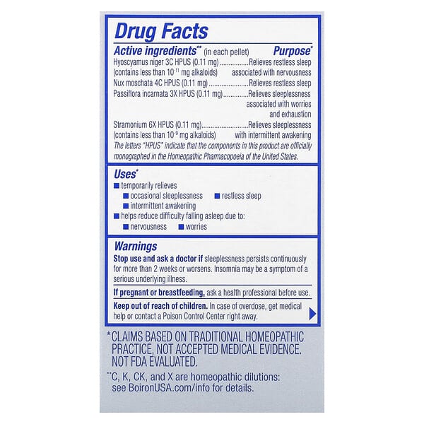 Boiron SleepCalm On The Go 2 Portable Tubes Approx, 80 Pellets 9 Boiron SleepCalm On The Go 2 Portable Tubes Approx, 80 Pellets 306969311424