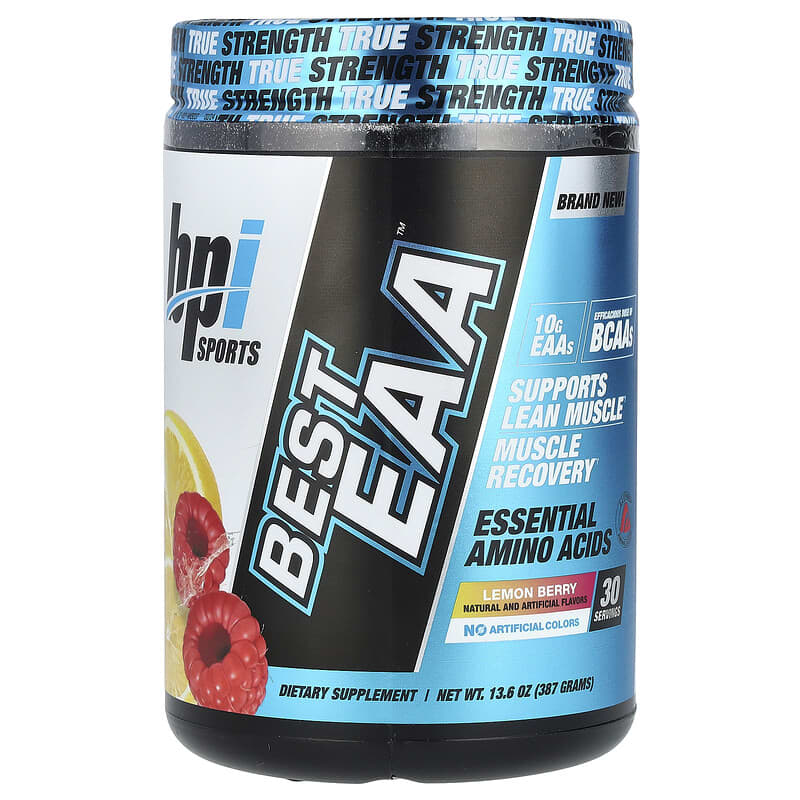 BPI Sports Best EAA Axit Amino Thiết Yếu Hương Chanh Berry 387g 10 bpi sports best eaa essential amino acids lemon berry 13 6 oz 387 g 142882 810516036918