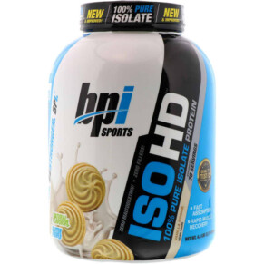 Thực phẩm bổ sung BPI Sports ISO HD 100% Pure Isolate Protein Vanilla Cookie 4.8 lbs (2170 g) 810516031197