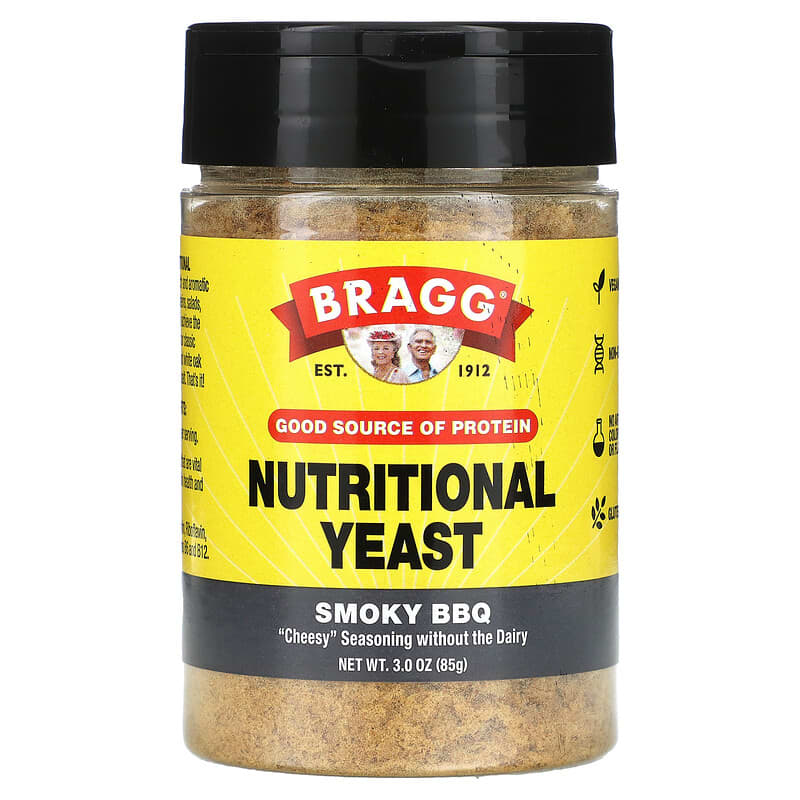 Nấm men dinh dưỡng Bragg vị BBQ khói 85g 10 bragg nutritional yeast smoky bbq 3 oz 85 g 118834 074305066023