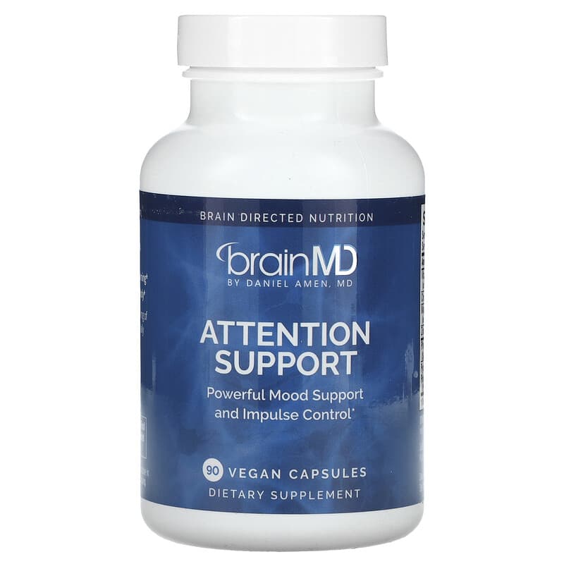 Viên uống hỗ trợ tập trung BrainMD, 90 viên 10 brainmd attention support 90 vegan capsules 135069 857568003055