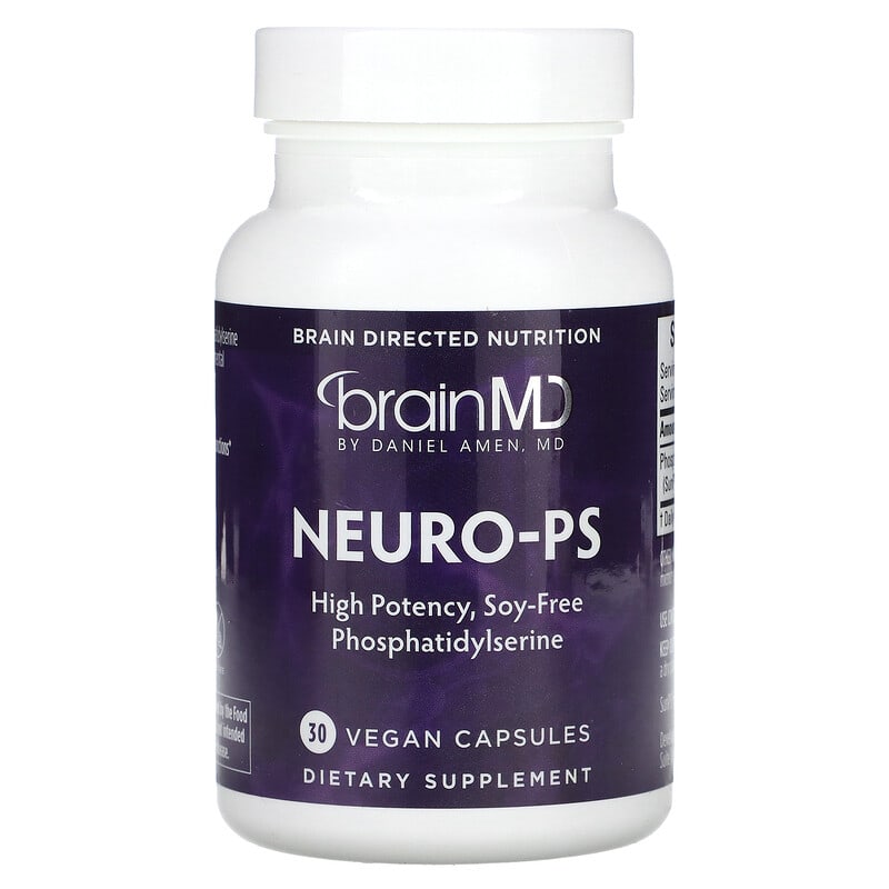 Viên uống bổ não Neuro-PS BrainMD 30 viên 10 brainmd neuro ps 30 vegan capsules 135092 857568003222