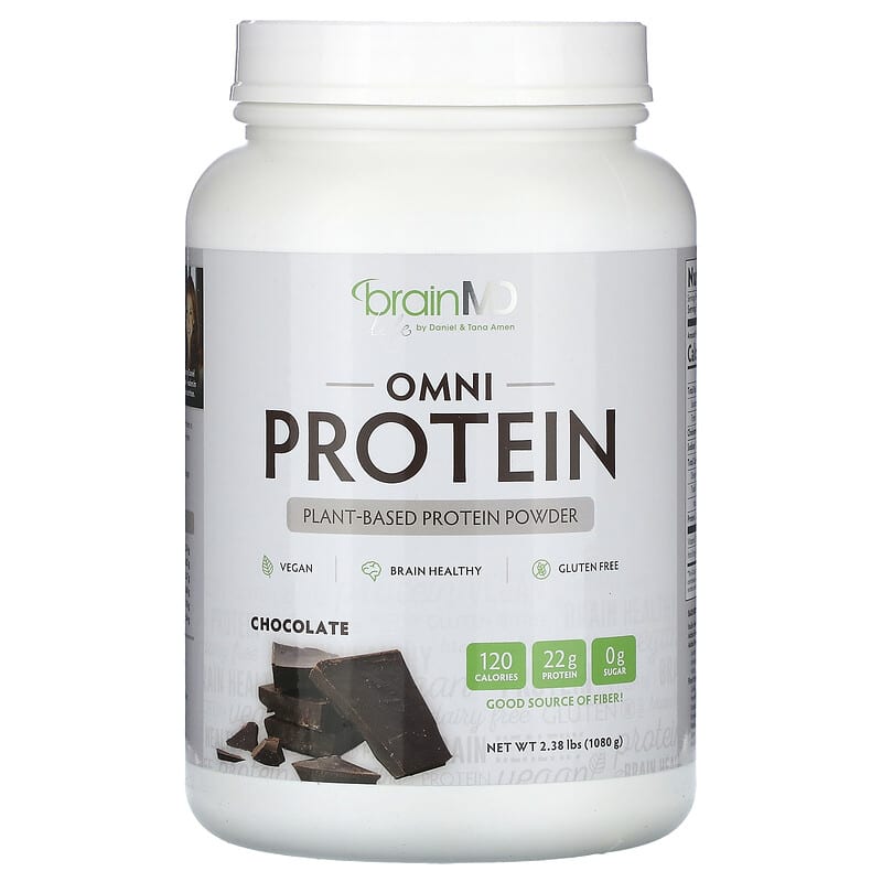 Bột protein thực vật BrainMD Omni Protein hương socola 2,38 lbs (1.080 g) 10 brainmd omni protein plant based protein powder chocolate 2 38 lbs 1 080 g 135097 857568003154