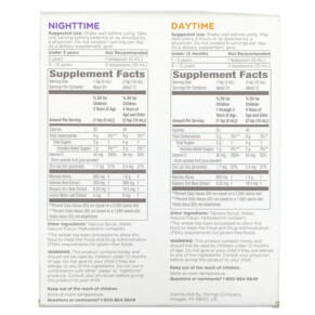 Burt's Bees Combo gói Siro Ho ngày & đêm & Hỗ Trợ Miễn Dịch Dạng Nước vị Nho cho Trẻ Em 2 gói 4 fl oz (118 ml)/gói 3 Thành phần vi chất của Burt's Bees Kids Daytime/Nighttime Cough Syrup & Immune Support Combo Pack Natural Grape 2 Pack 4 fl oz (118 ml) Each 070030165499