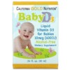 Thực phẩm bổ sung California Gold Nutrition Baby Vitamin D3 Liquid 10 mcg (400 IU) 0.34 fl oz (10 ml) 898220010349